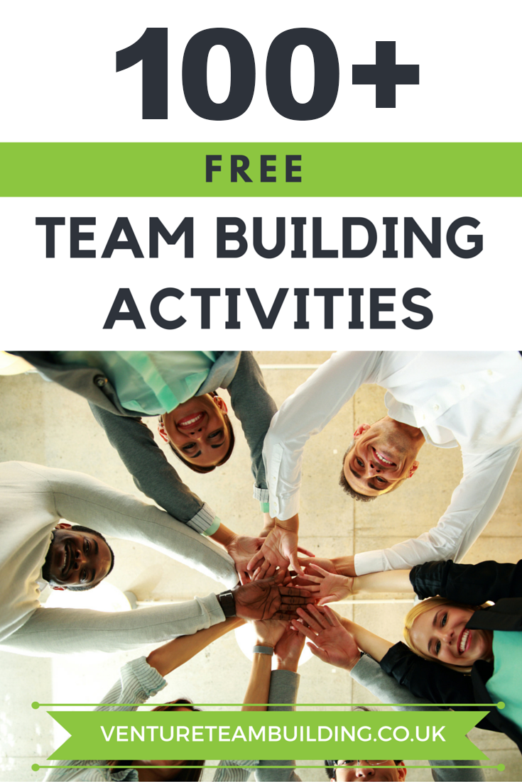 Over 100 Free Team Building Activities at Venture Team Building