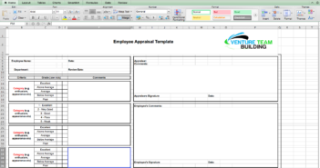 Free Employee Appraisal Template in MS Excel