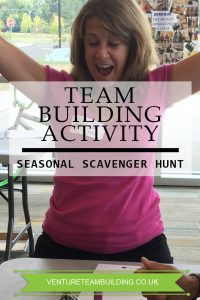 Seasonal Scavenger Hunt Team Building Activity